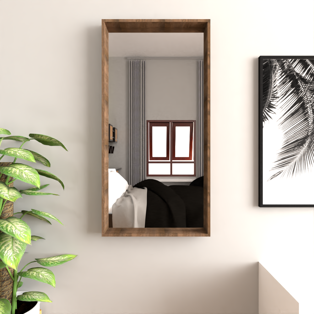 Espejo Trento Rectangular 140X60, Con Diseño Moderno