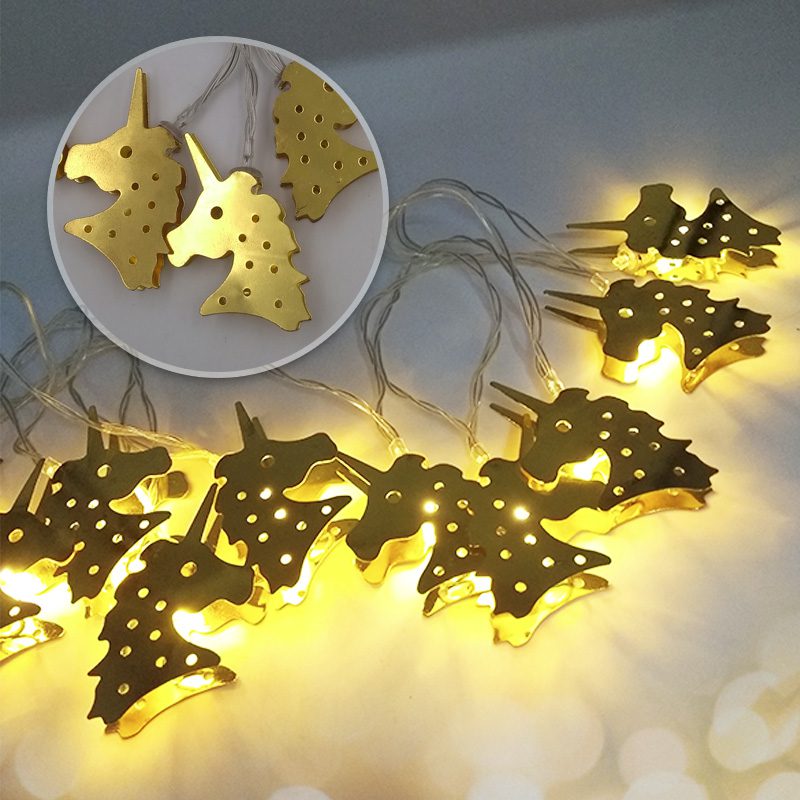 Extensión Unicornio Led X10 Luces 210cm Inalámbrica Guirnalda RF LXM13