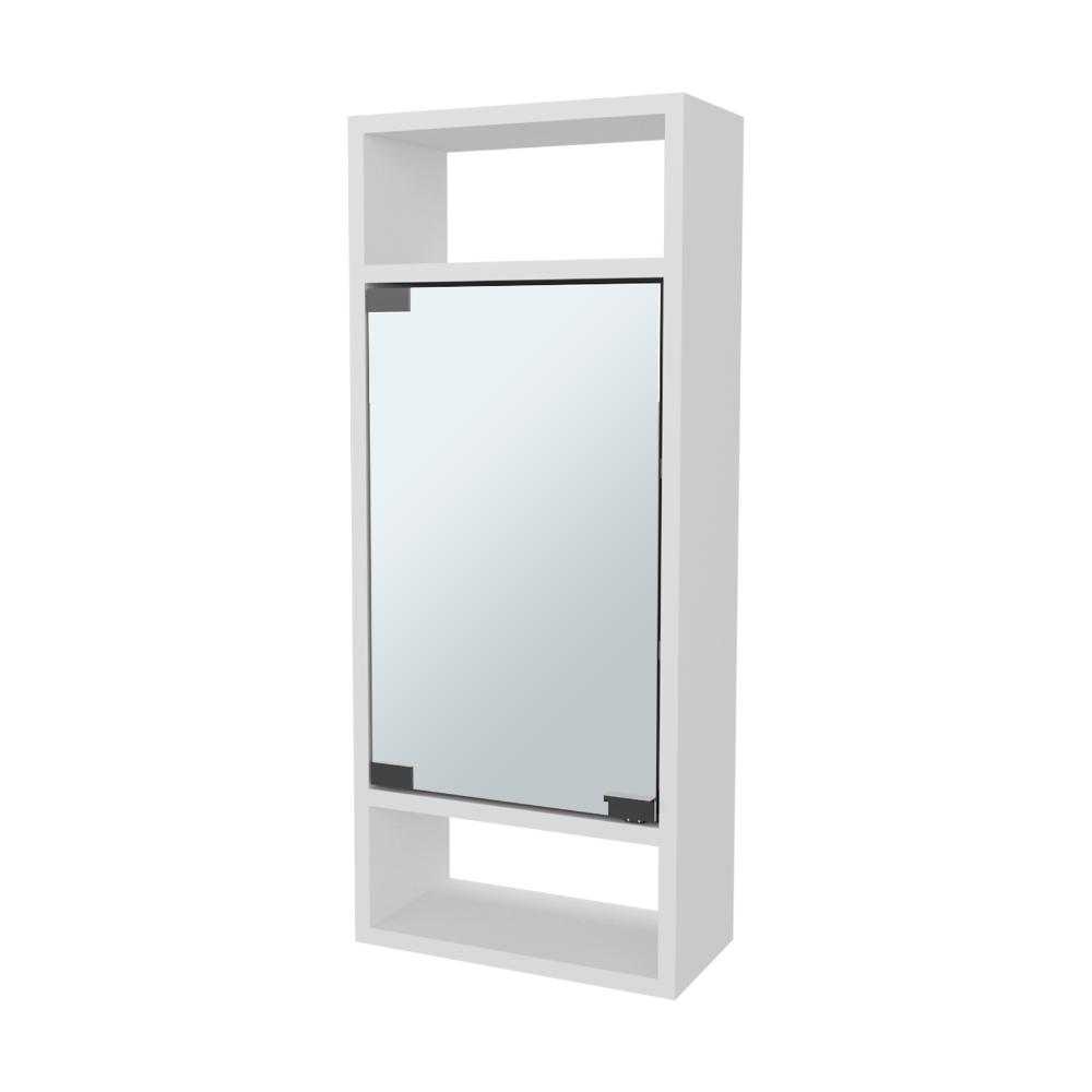 Gabinete de Baño Uros, Blanco Duqueza, con compartimentos para ubicar objetos ZF