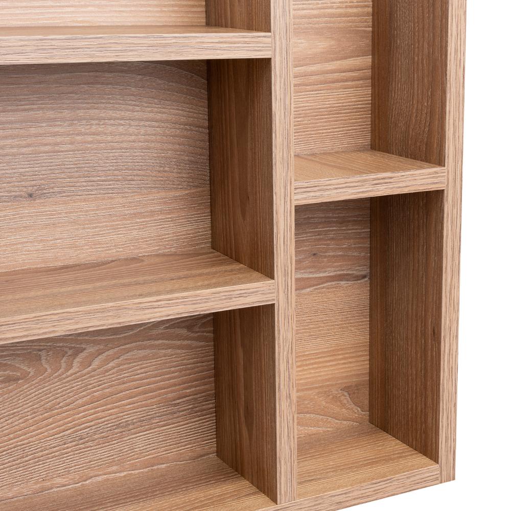 Gabinete de Baño Labell, Miel, con Puerta Espejo y Entrepaños ZF