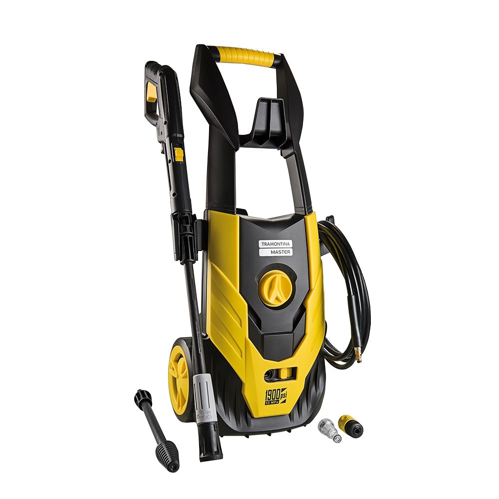 Hidrolavadora a Presión 1800w, Amarillo y Negro