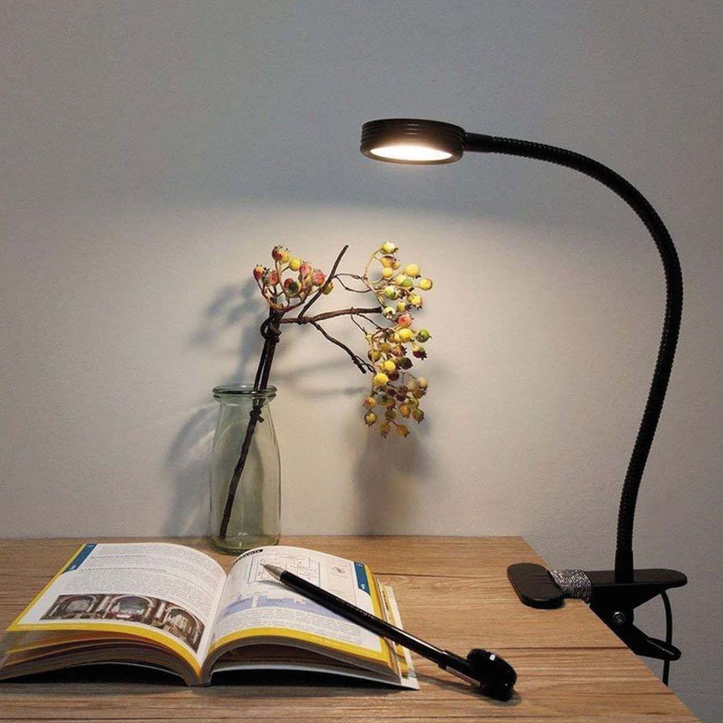 Lámpara de Mesa Led Dava, Negro