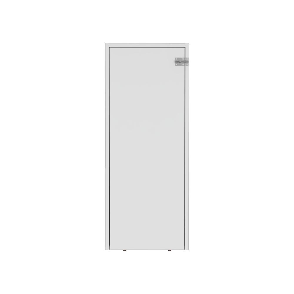 Mesa Para Planchar Plegable a la Pared Vesper, Blanco, con Amplia Superficie Baja Para Almacenamiento
