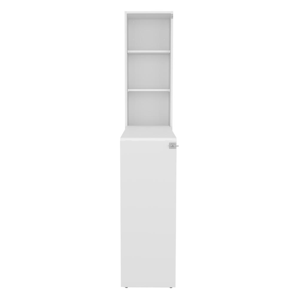 Mesa Para Planchar Plegable a la Pared Vesper, Blanco, con Amplia Superficie Baja Para Almacenamiento ZF
