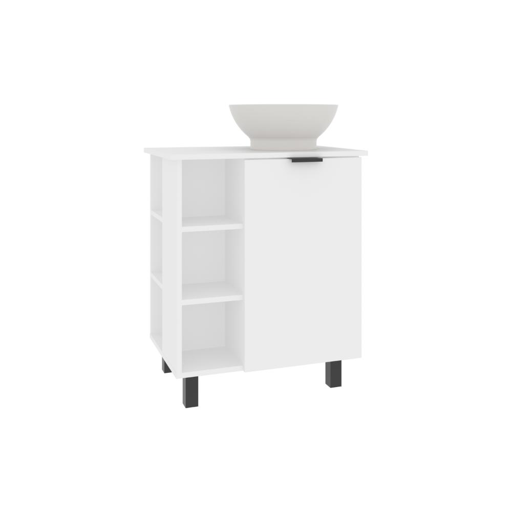 Mueble Para Lavamanos Alegra, Blanco Duqueza, Incluye Lavamanos Vessel Sabina ZF
