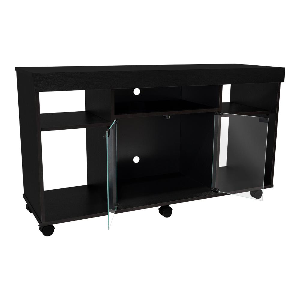 Mesa Para Tv Luxor, Wengue, con Espacio Para Televisor de Hasta 46 Pulgadas