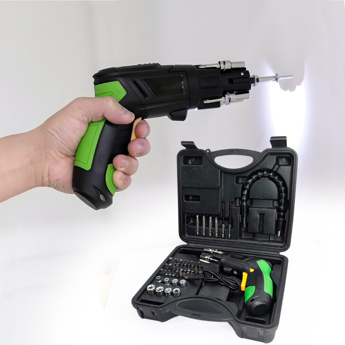 Destornillador Inalámbrico Juego de herramienta 52pcs Eléctrico f14261-17