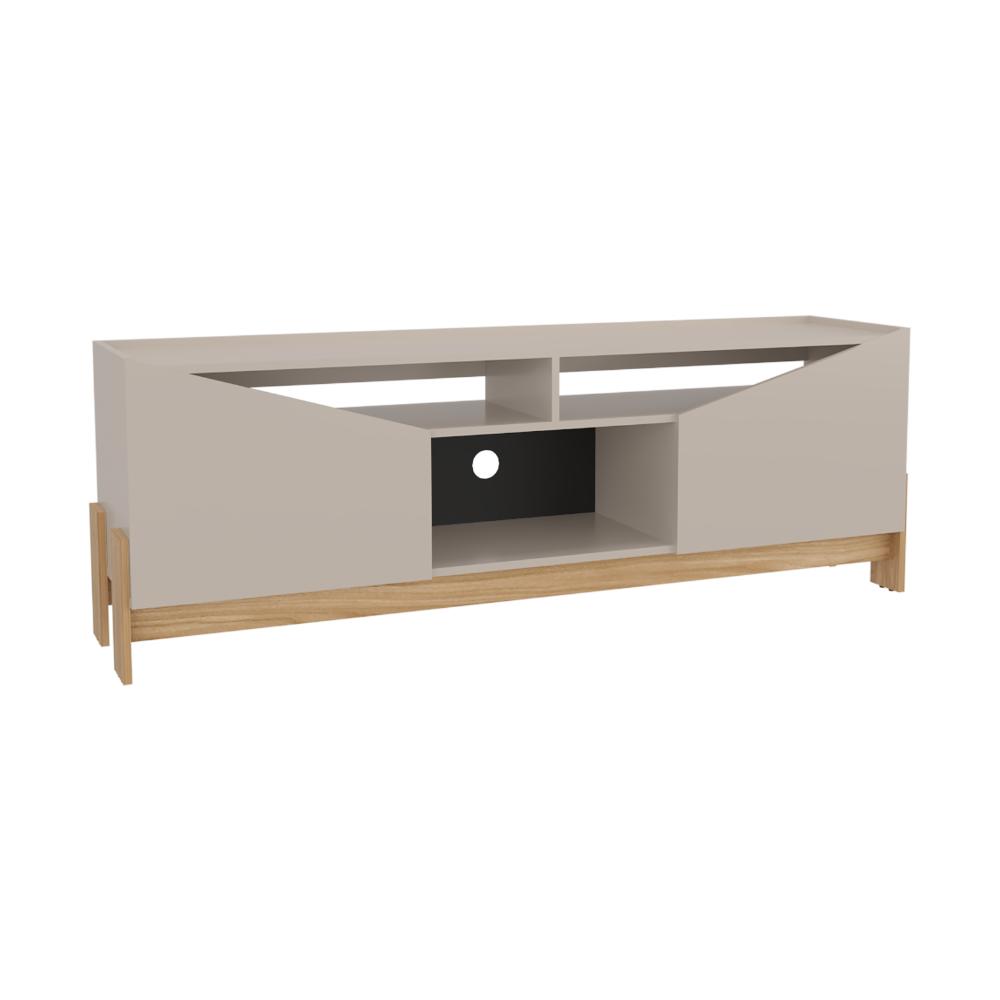 Mesa para TV Holanda, Fresno Europeo y Capri, para televisor máximo 70"