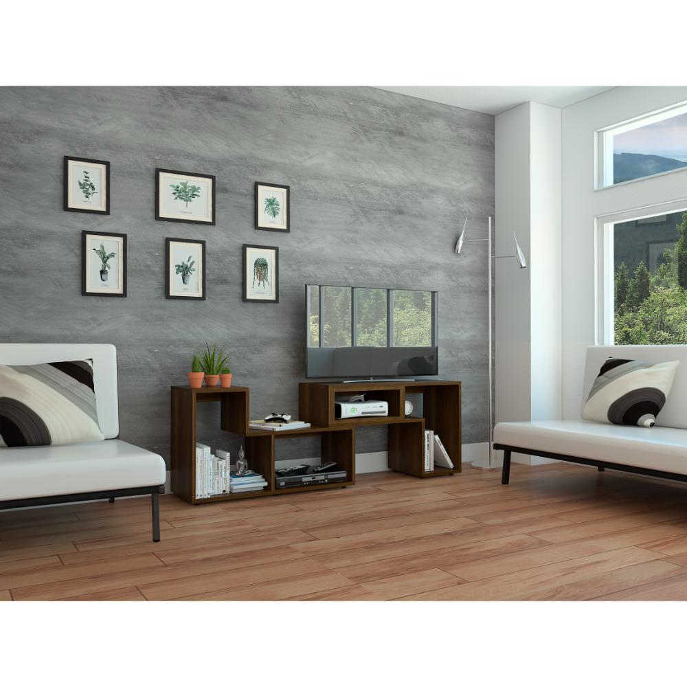 Mesa Para Tv Ascher, Cobre, con Espacio Para Televisor de Hasta 50 Pulgadas