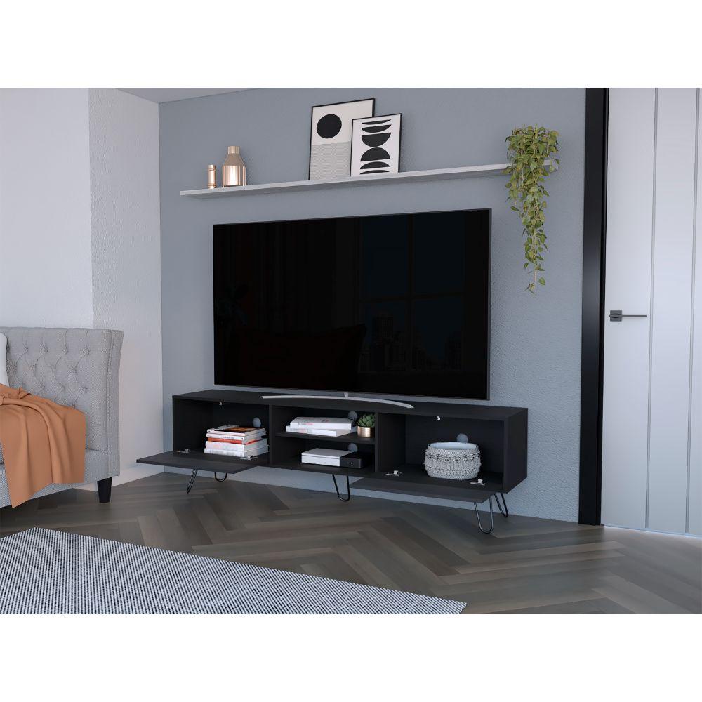 Mesa Para Tv Lara, Wengue, Para Televisor de 70 Pulgadas ZF