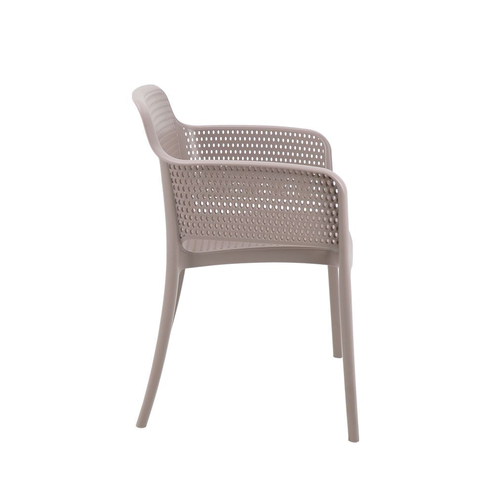 Silla con Brazos Gabriela, Taupe