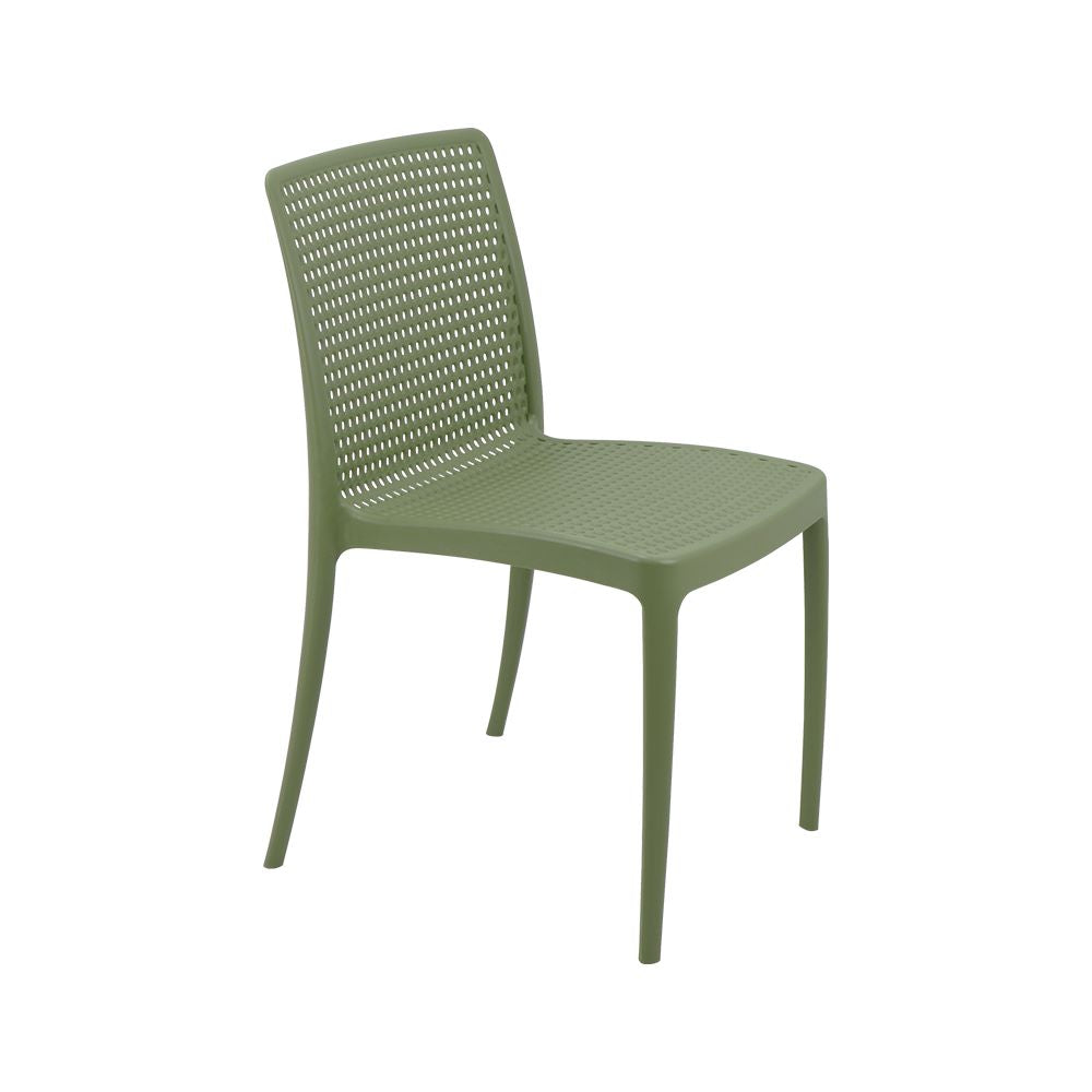 Silla sin Brazos Isabelle, Verde Oliva
