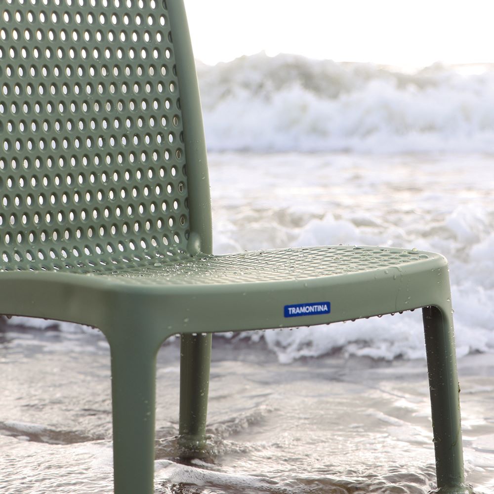 Silla sin Brazos Isabelle, Verde Oliva