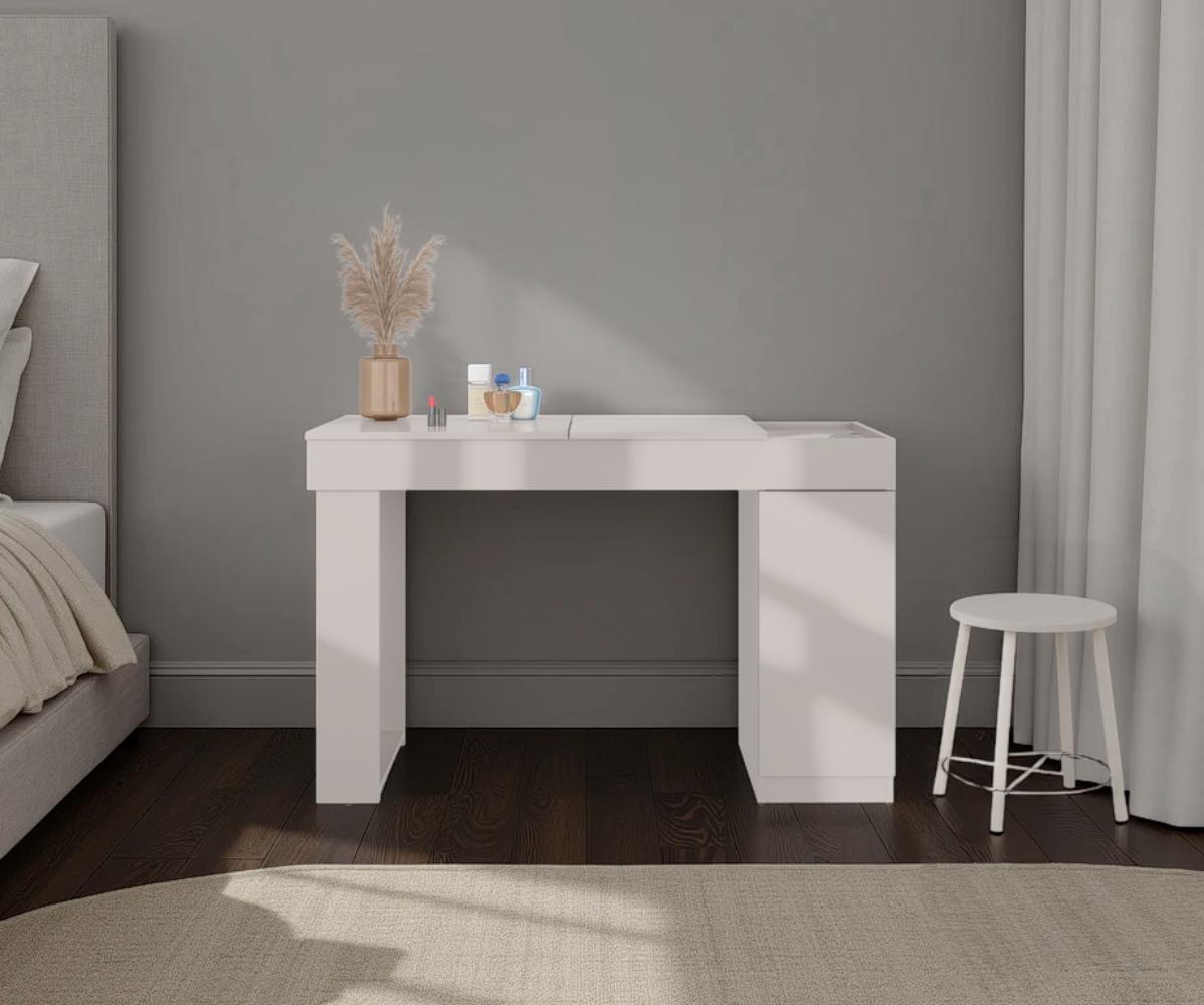 Mueble Tocador Ivak, Capri, con espacio para ubicar maquillaje incluye espejo