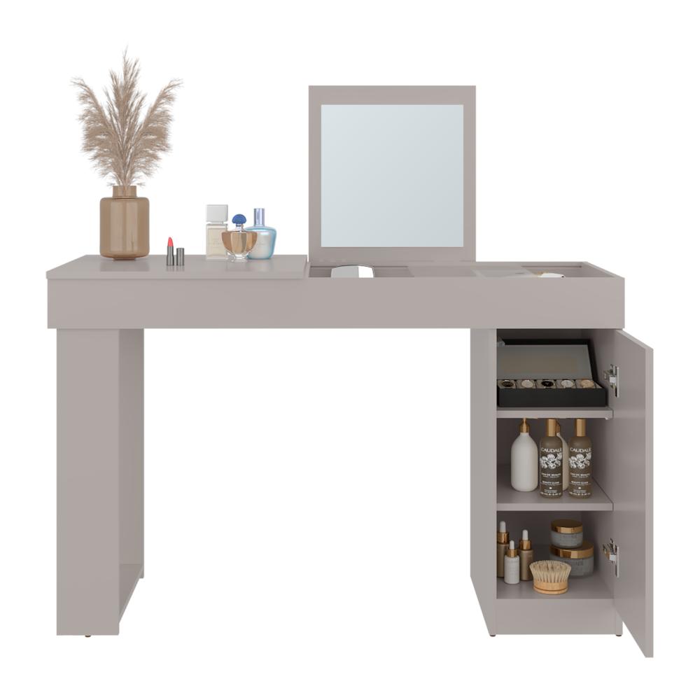 Mueble Tocador Ivak, Capri, con espacio para ubicar maquillaje incluye espejo