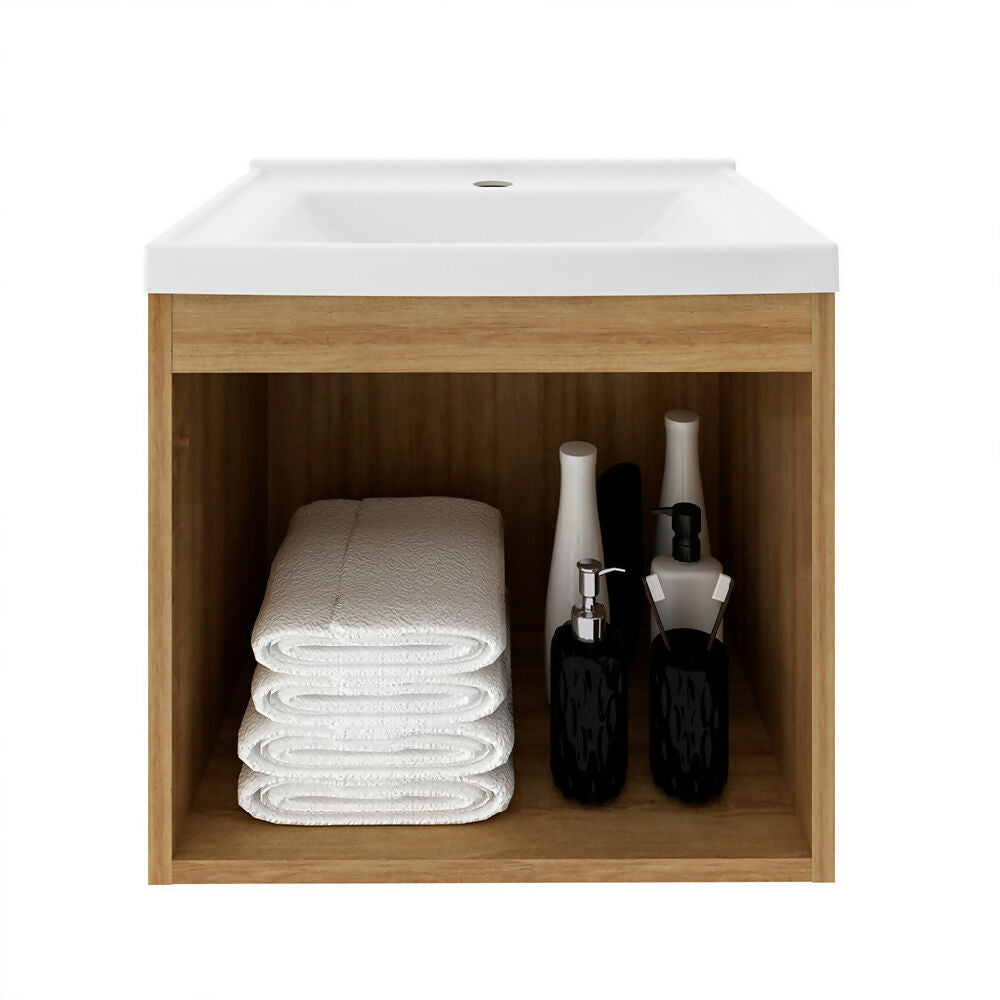 Mueble De Baño Con Lavamanos Graz Almendra - 4