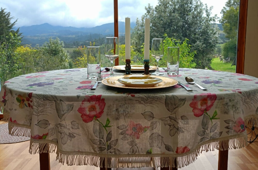 Mantel Primavera Redondo MANREDPRI140-1