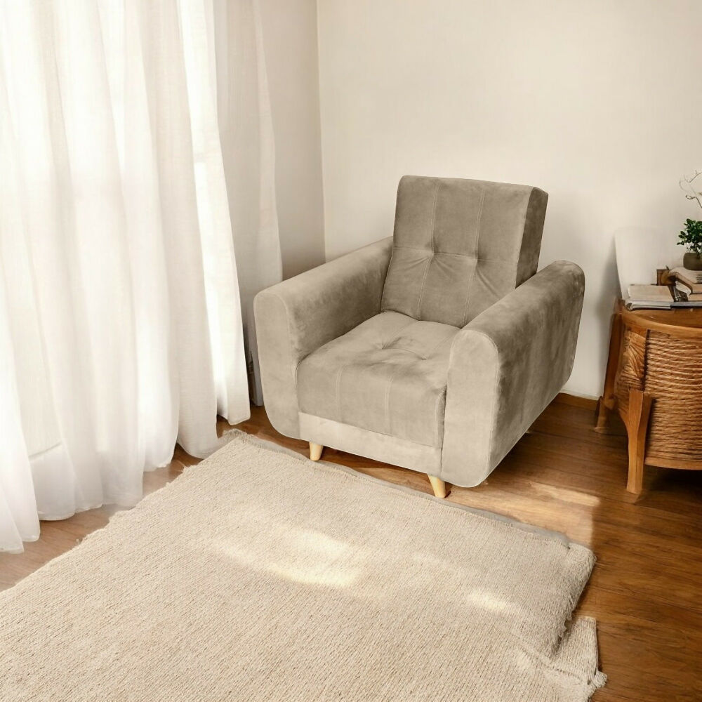 Silla 3 Posiciones Clic Clac Archer Tela Camel