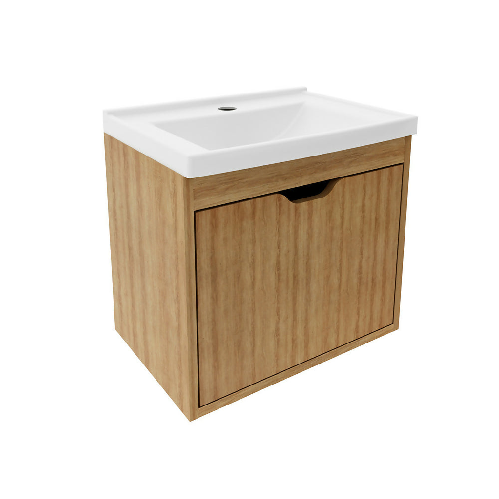 Mueble De Baño Con Lavamanos Graz Almendra - 1