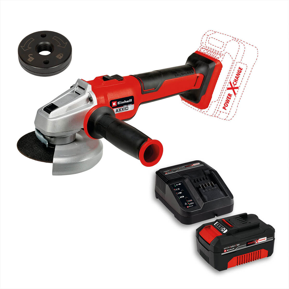 Minipulidora 1/2" Inalámbrica Brushless 18V 8500 Rpm Incluye 1 Batería 4.0 Ah Y Cargador