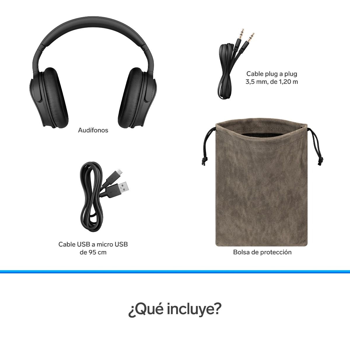 Audífonos Bluetooth con cancelación de ruido