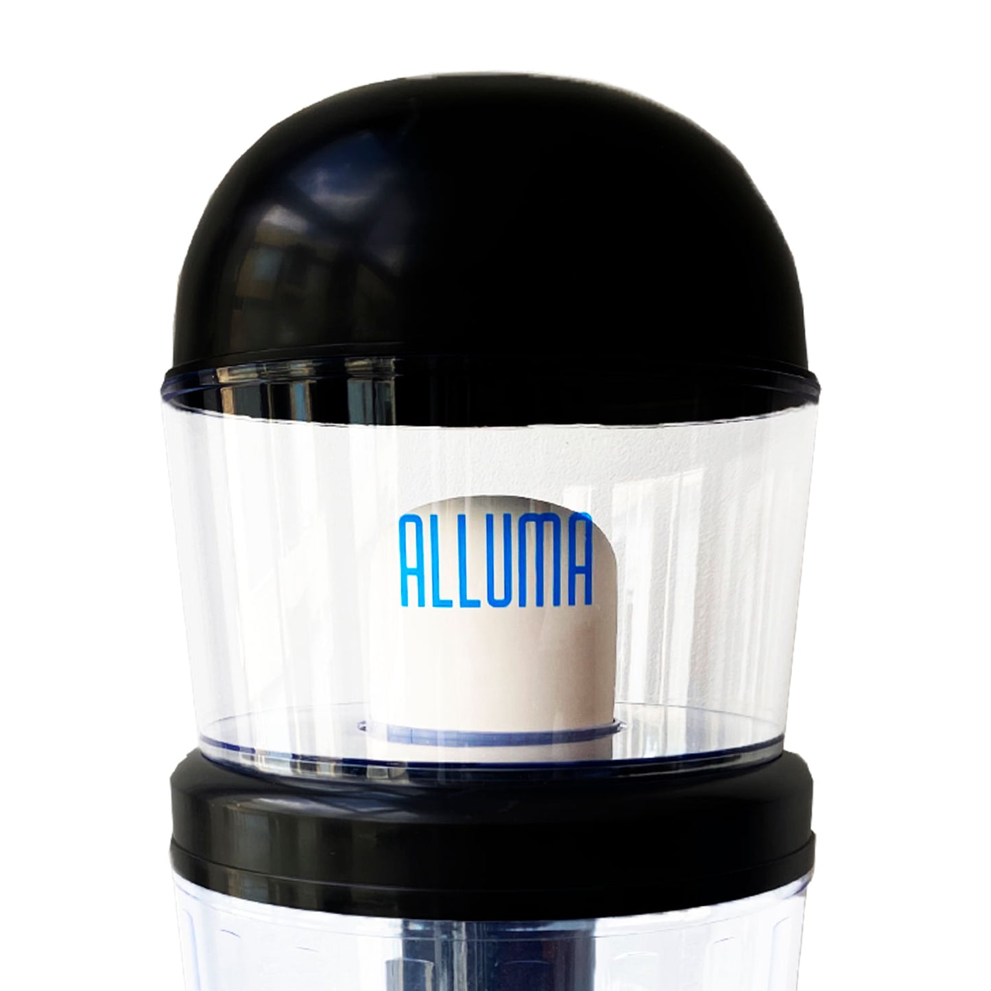 Filtro Purificador De Agua Alluma 14 Litros Minerales Negro Sm-203
