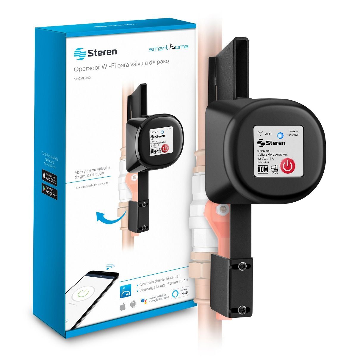 Operador Wifi Para Valvula De Paso