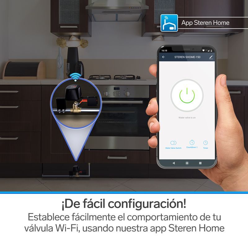Operador Wifi Para Valvula De Paso