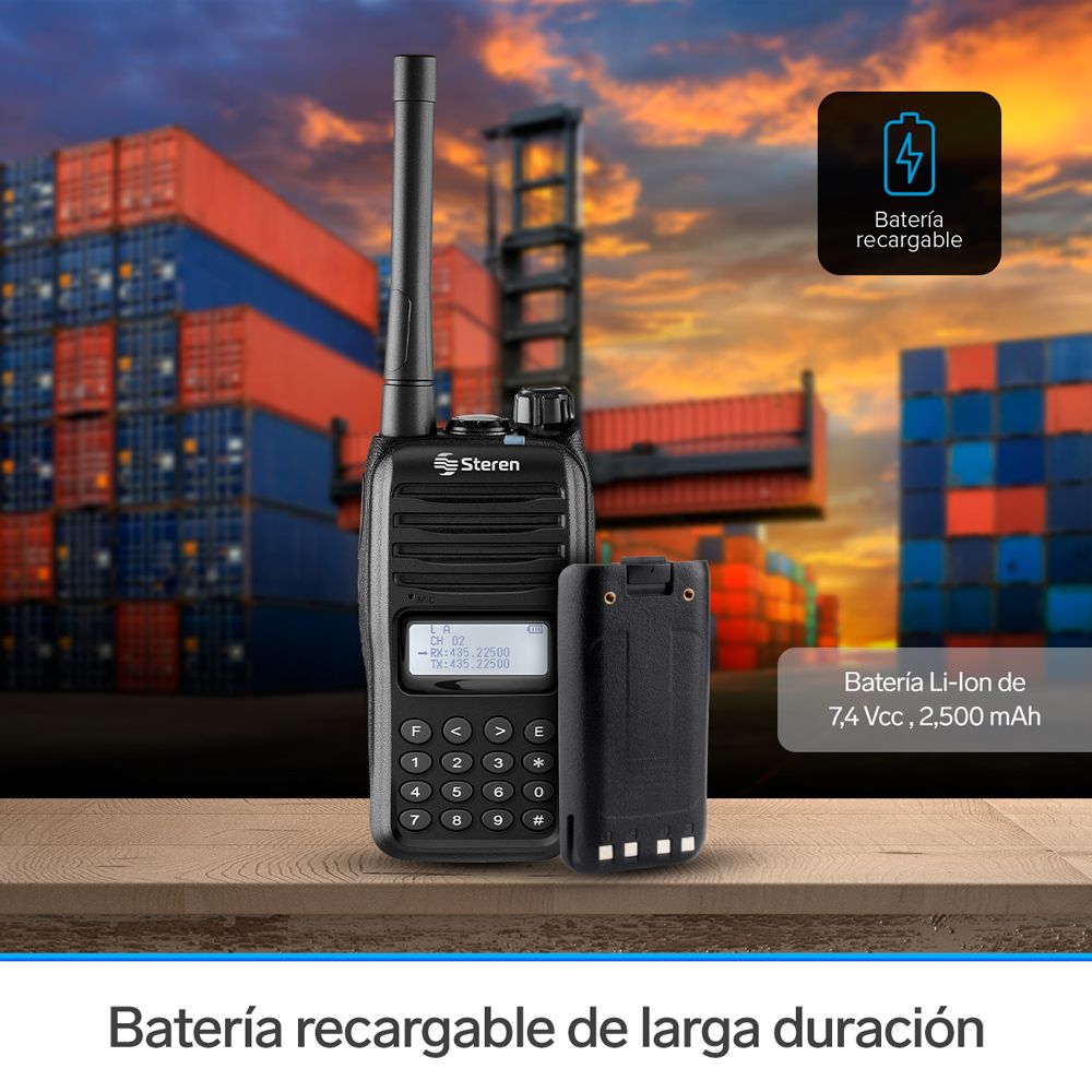Radio Portatil Prof.D/Largo Alcance 7w C