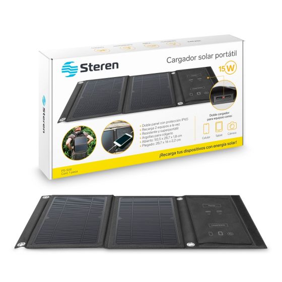 Cargador Solar De 15w