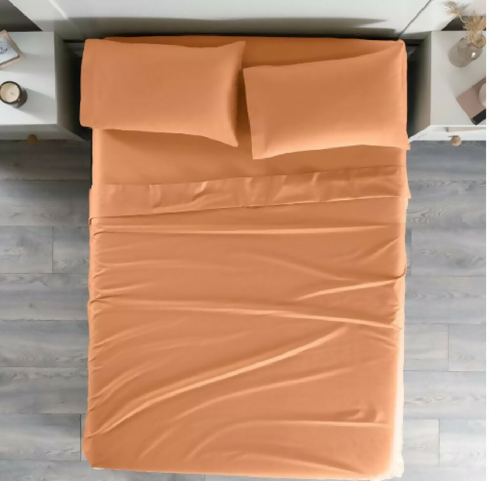87757-2 Juego de Sábanas para Cama King 100% Algodón Cabos Toscana, altura de 38 cm - Envío Gratis
