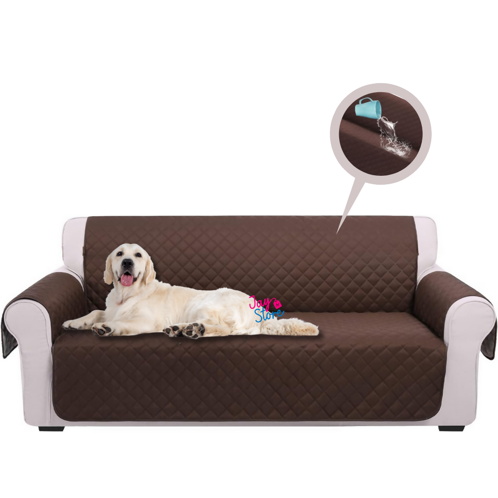 Protector Sofá Forro Mueble Doble Faz 3 Puestos Reversible