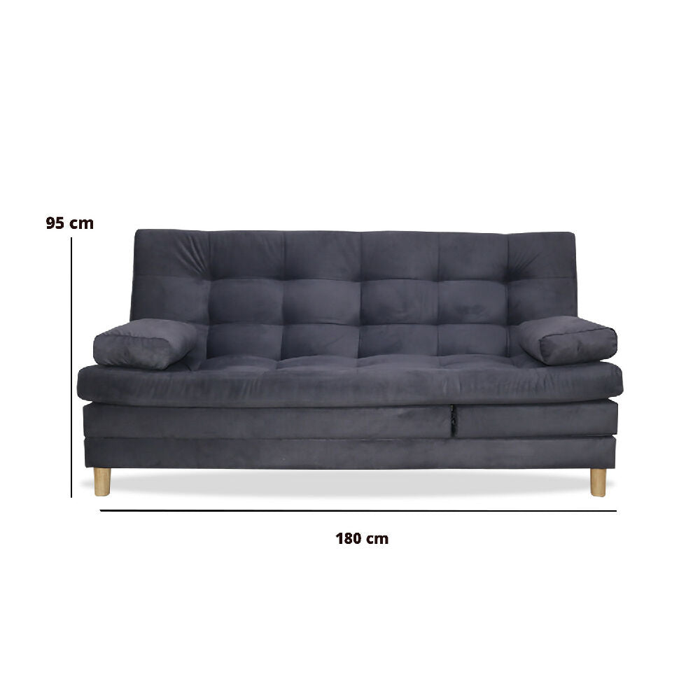 Sofacama Bieri 5 posiciones Reclinable Gris