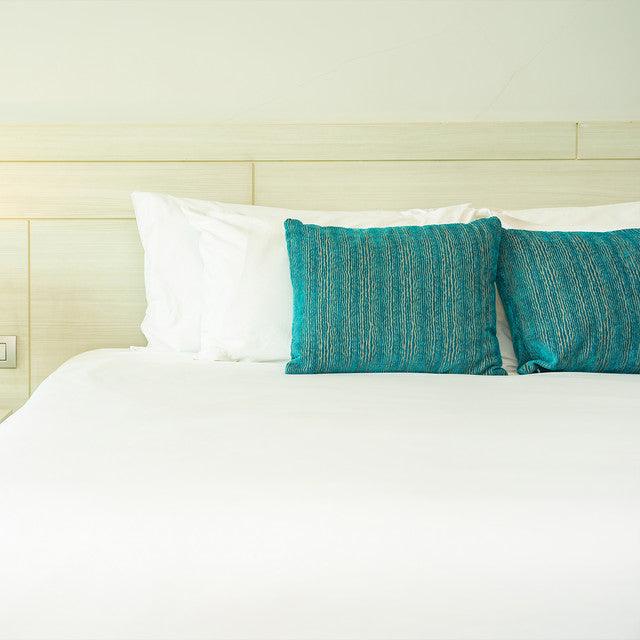 Sabanas 300 Hilos Blancas Blanco Queen - VIRTUAL MUEBLES