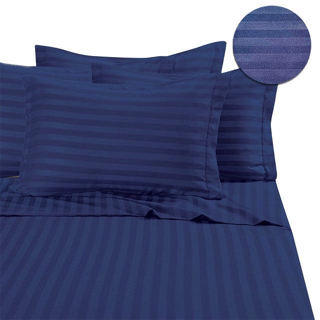Sabanas Microtex Myhs Azul Oscuro Queen - VIRTUAL MUEBLES