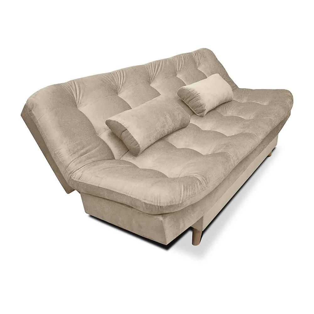 Sofacama Fendik 3 Posiciones Tela Camel - VIRTUAL MUEBLES