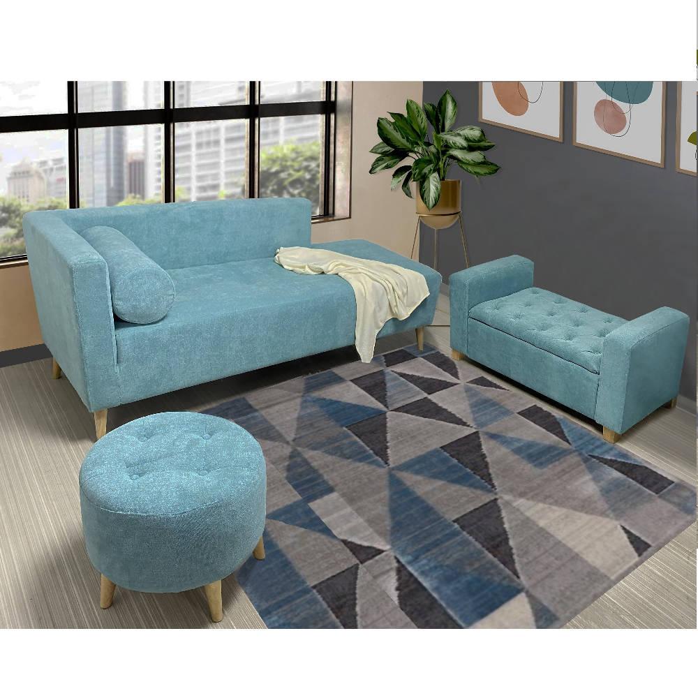 Combo Sala Fresh DKO # 08 Verde Menta - VIRTUAL MUEBLES
