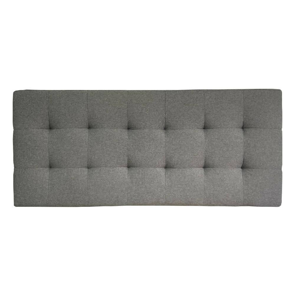 Cabecero gris memphis para cama doble - VIRTUAL MUEBLES
