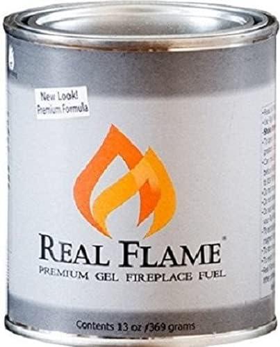 Combustible para chimenea de gel premium Real Flame, 3 unidades, 13 onzas - VIRTUAL MUEBLES