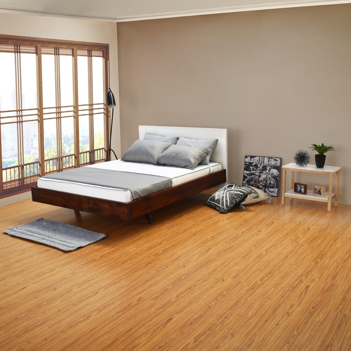 Colchon Cincinnati Doble 140 cm x 190 cm - Blanco - VIRTUAL MUEBLES