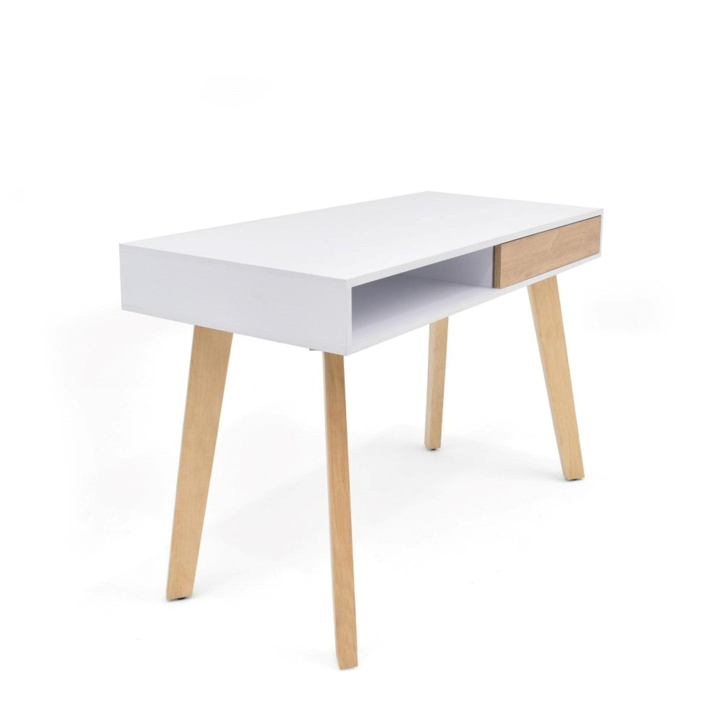 Escritorio Toledo Cajon Blanco - VIRTUAL MUEBLES