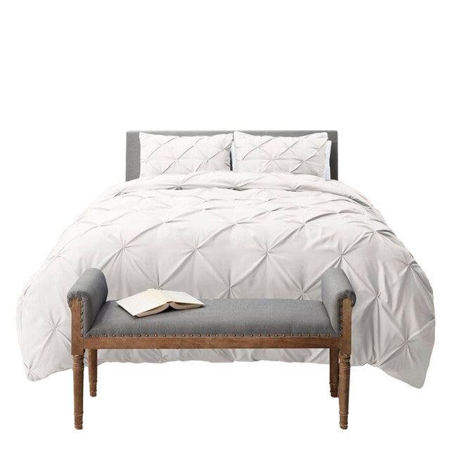 Duvet Pinch + Plumon + Fundas + Cojines Blanco Sencillo - VIRTUAL MUEBLES