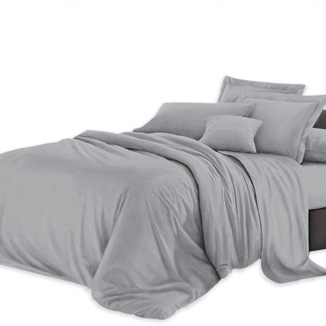 Sabanas Microtex Unicolor Gris Sencilla - VIRTUAL MUEBLES