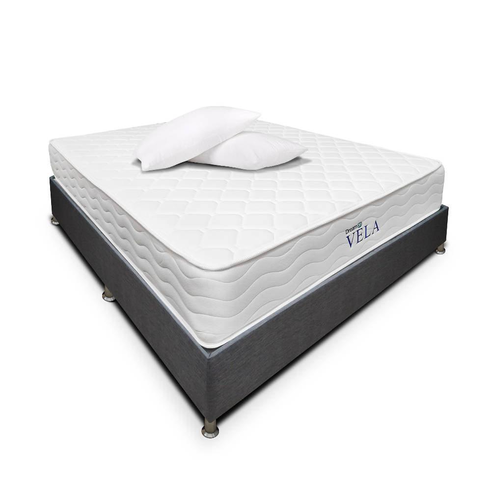 Colchón Con Base Dreamon Vela Doble Intermedio - VIRTUAL MUEBLES