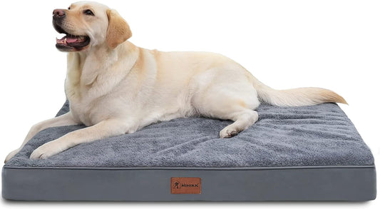 Cama ortopédica para perros medianos y grandes, cama de espuma para perros con