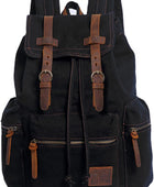 AUGUR High Capacity Canvas Vintage Backpack for School Travel 12-15.6
