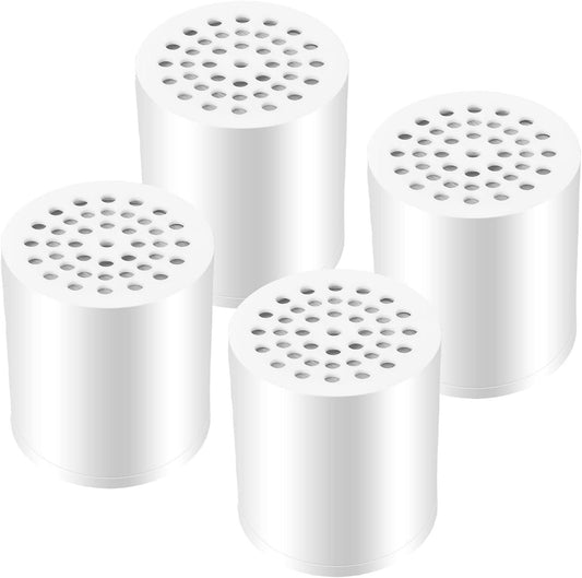 Laicky Paquete de 4 filtros de ducha de 20 etapas, cartucho de repuesto - VIRTUAL MUEBLES