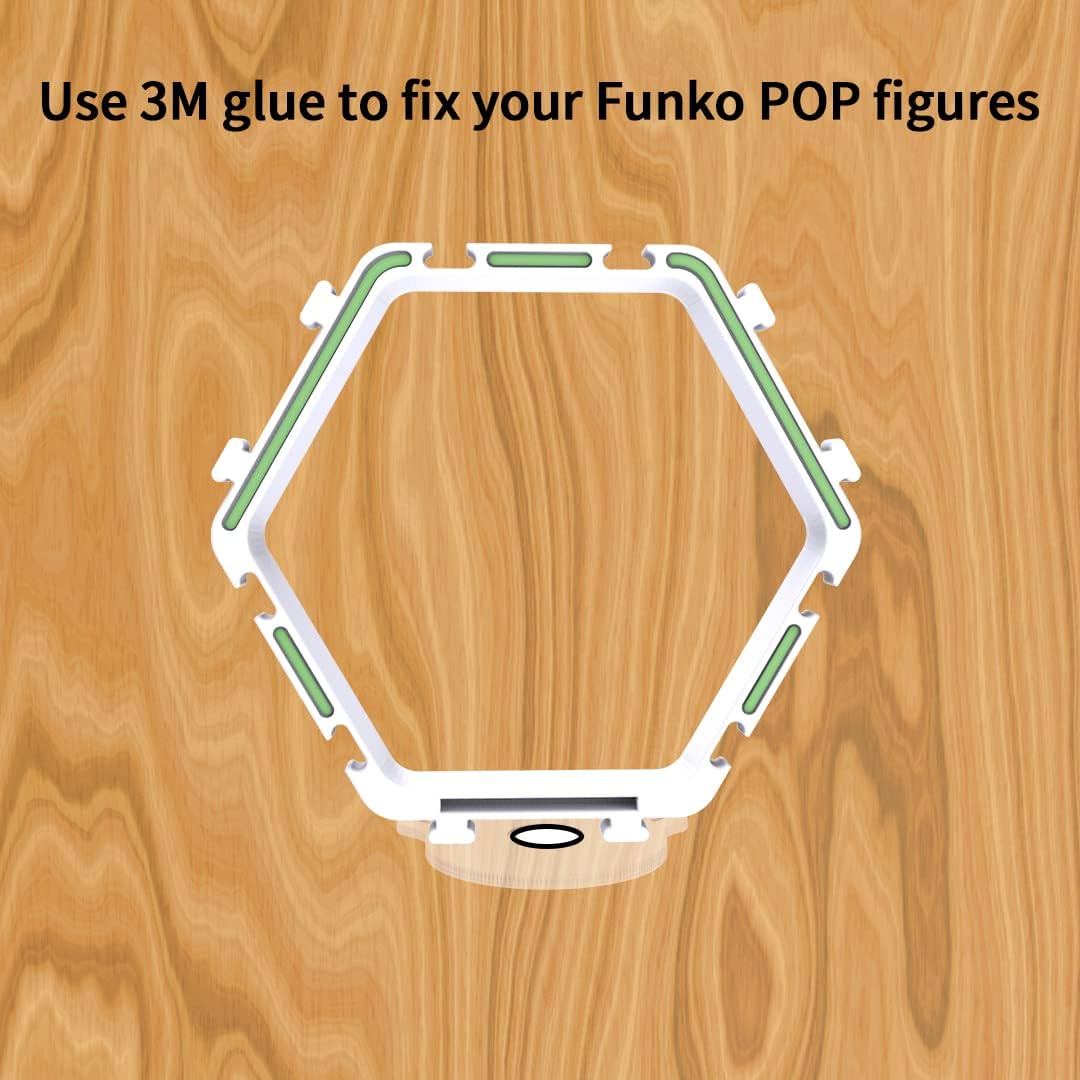 9 estantes de exhibición elevadores para figuras Funko POP, estantes flotantes