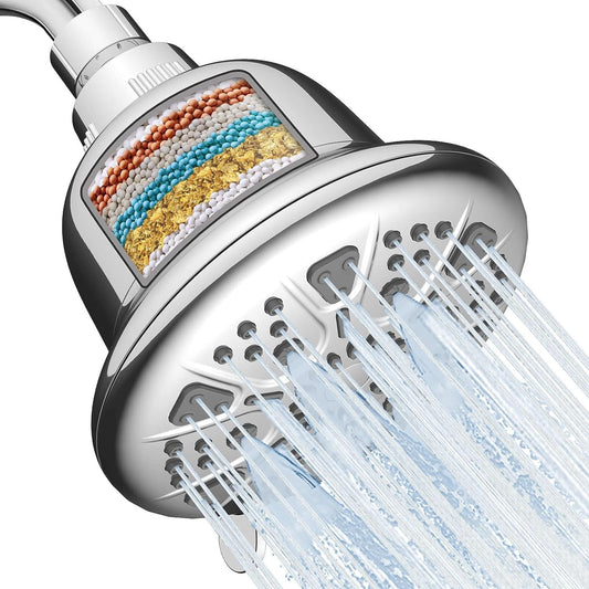 MakeFit Cabezal de ducha filtrado, cabezal de ducha de alta presión con filtro - VIRTUAL MUEBLES