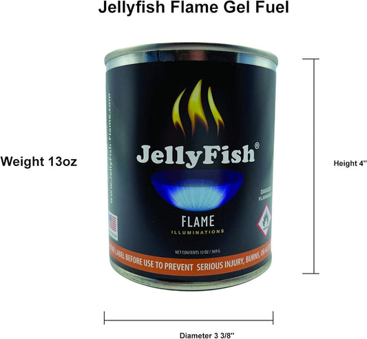 Real JellyFish Flame Combustible de gel de alta calidad 24 latas para - VIRTUAL MUEBLES
